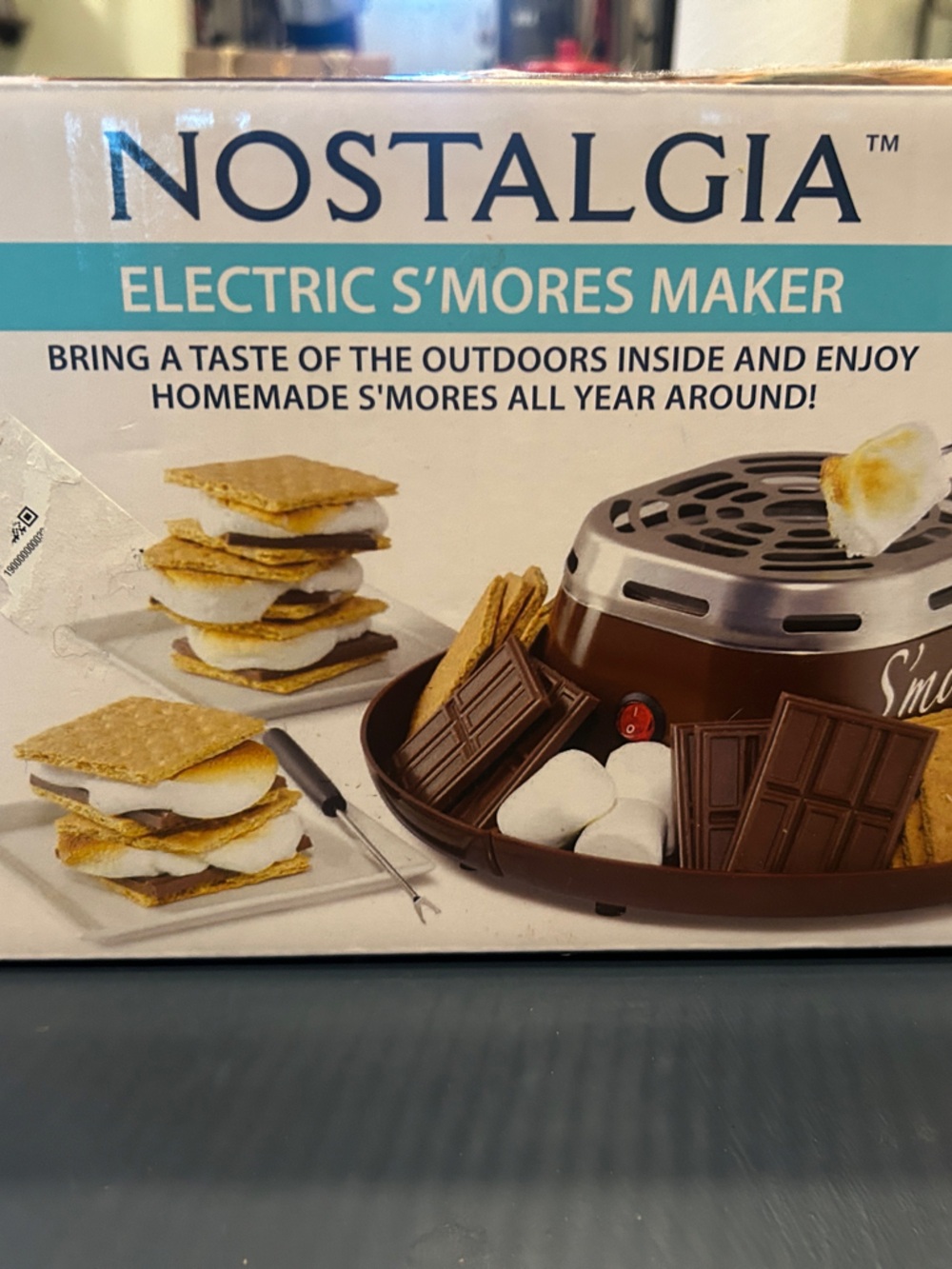 Nostalgia Brown and Silver Electric S'mores Maker